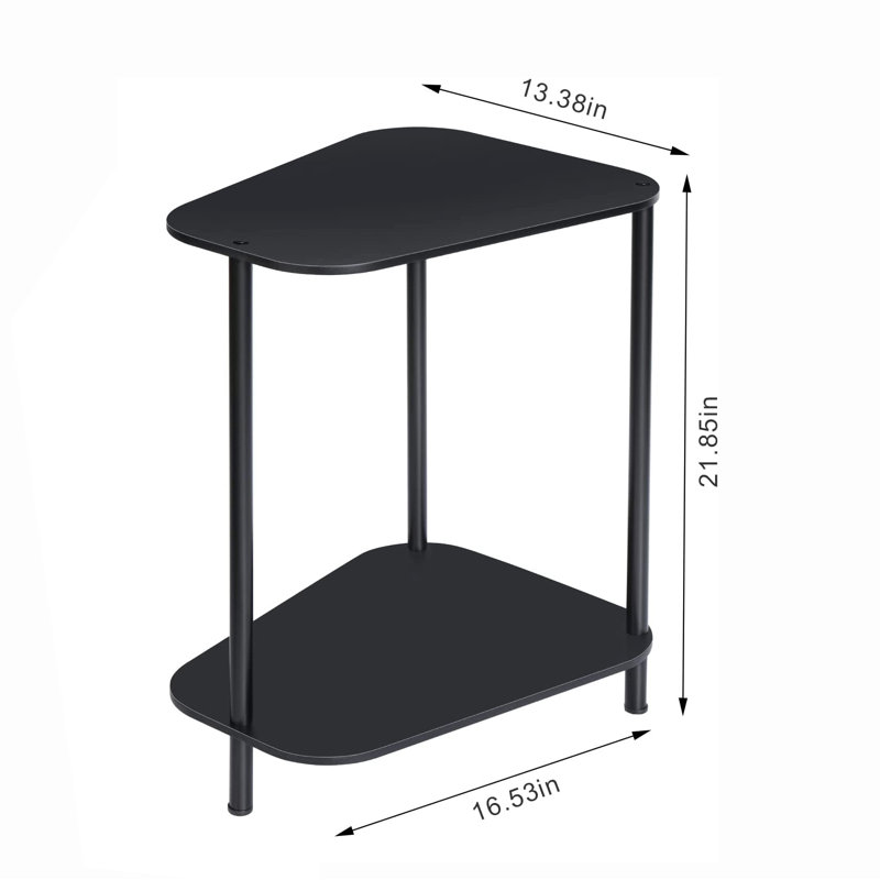 Devinne Solid Wood Top End Table