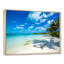 «Tropical Beach with Palm Shadows» de Mattos - reproduction de photo-2014784363-2095482899