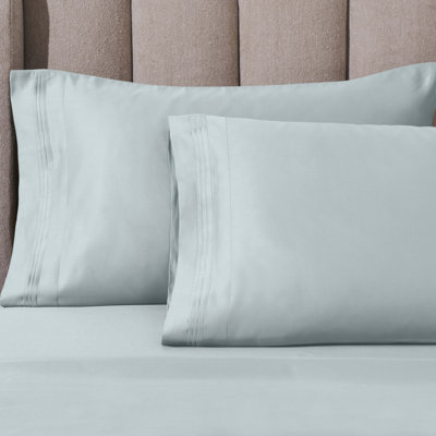 Arling 1000 Thread Count Luxury Certified Egyptian Cotton 2 Piece Sateen Pillowcase