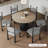 Black Solid back side Chair(Set of 2)