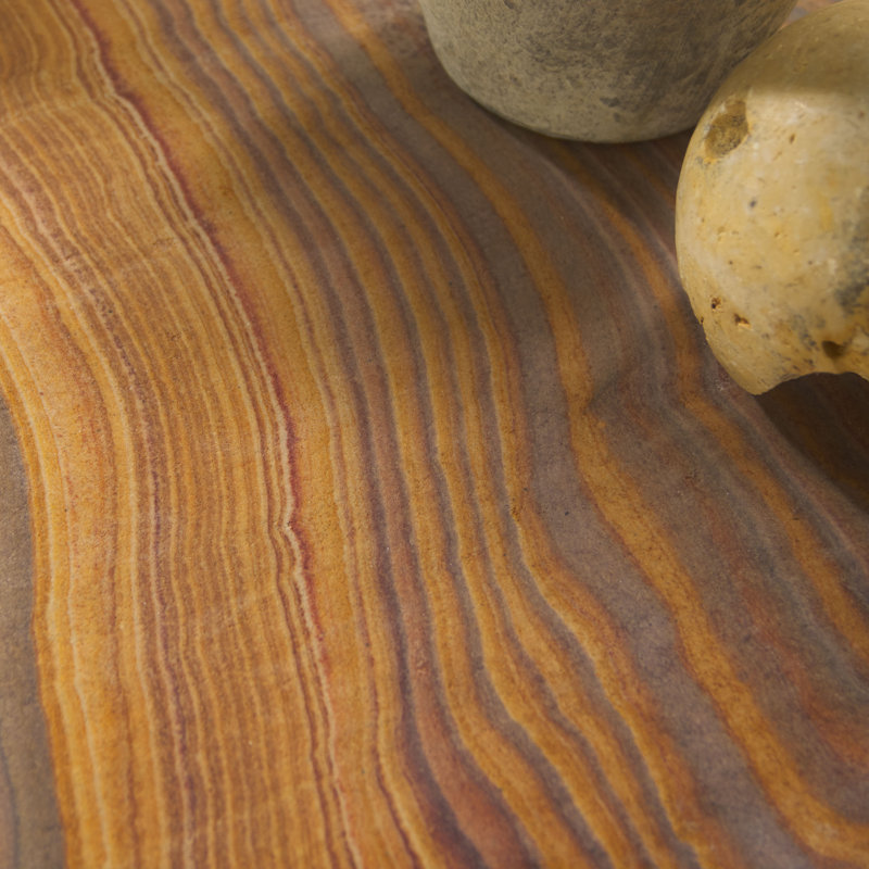 Table de bout en marbre Daktari, Brun