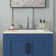 24" White Rectangular Bathroom Single Vanity Top Sink with Three Faucet Holes and Overflow(Top Only)