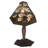 Oriental Peony Metal Table Lamp