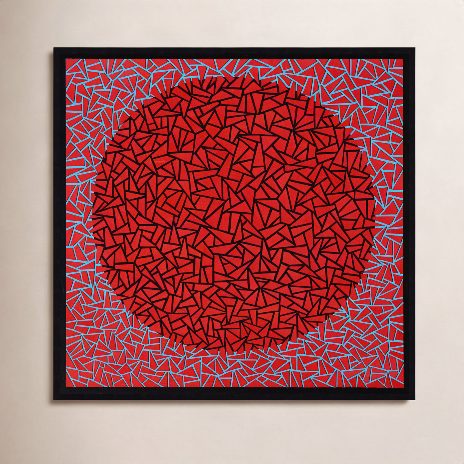 Gods Navel by Alex Dunn, Black, 41" H x 41" W x 1" D