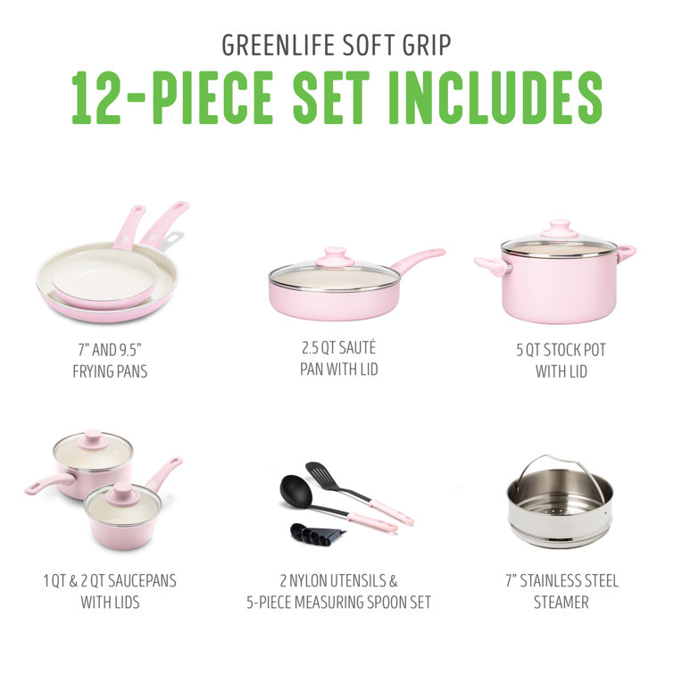 GreenLife, Artisan 12-Piece Cookware Set