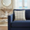 Newport Checkered Feather Reversible Throw Pillow