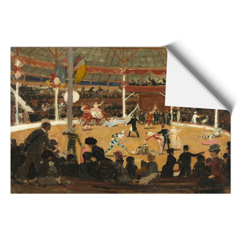 The Circus by Suzanne Valadon - No Frame Painting, 21cm H x 30cm W x 0.1cm D
