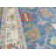 Tapis oriental oriental bleu noué à la main 9 pi 5 po x 11 pi 7 po 1DE92D6F0B6443D2B6C7CE62AA34C3EF