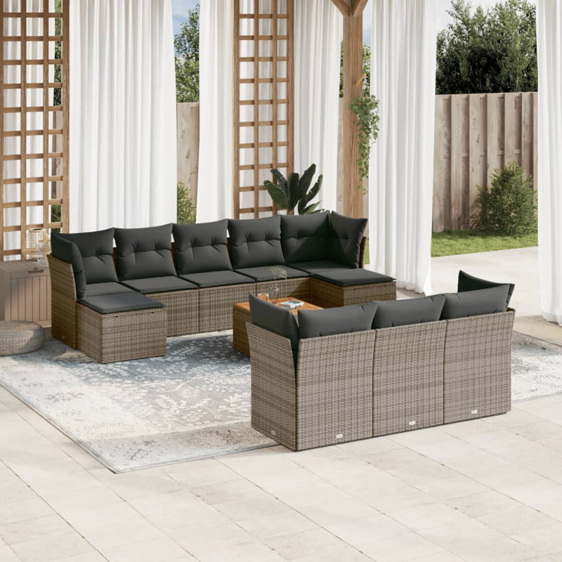 Ensemble de canapé de jardin Vidaxl