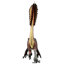 Statue de velociraptor à plumes