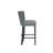 Upholstered Counter Stool with Solid Wood Frame