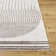Machine Washable Shaggy Boho Dark Brown Area Rug