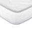 Pleine grandeur 6 po Matelas réversible en mousse blanche à double face, support pour les dormeurs, - États-Unis, rayonne de feu pour chambre compressée et roulée, emballage