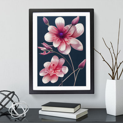 XV1022-4623X The Striking Flowers - Single Picture Frame Print