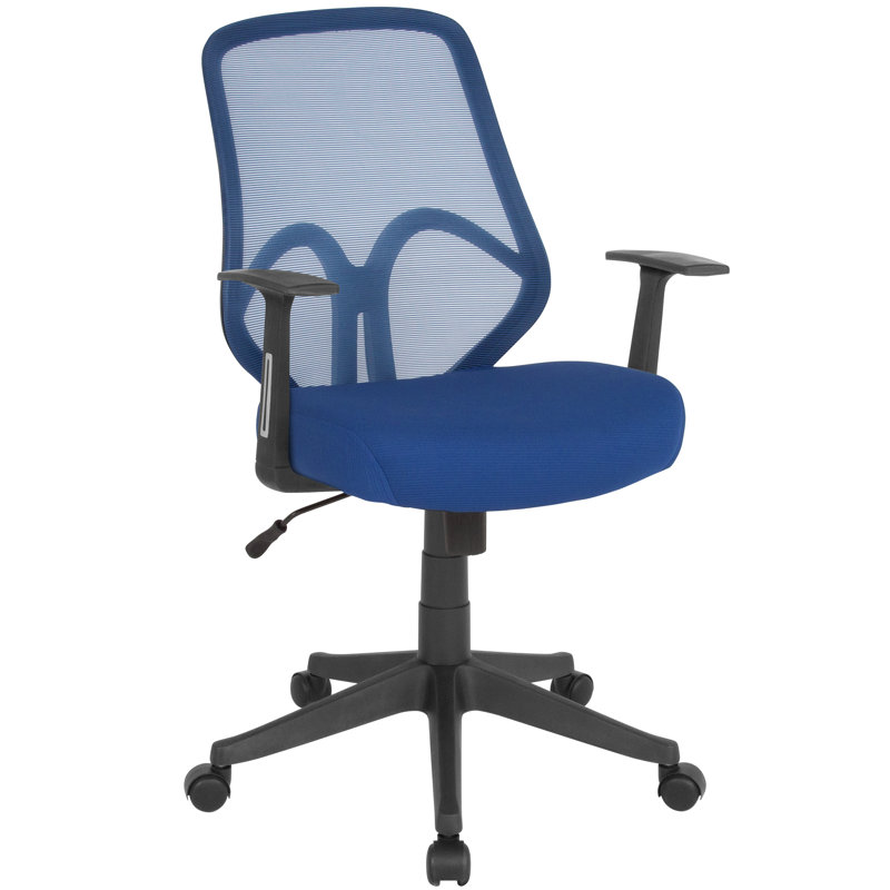 Chaise de bureau Salerno, Bleu marine