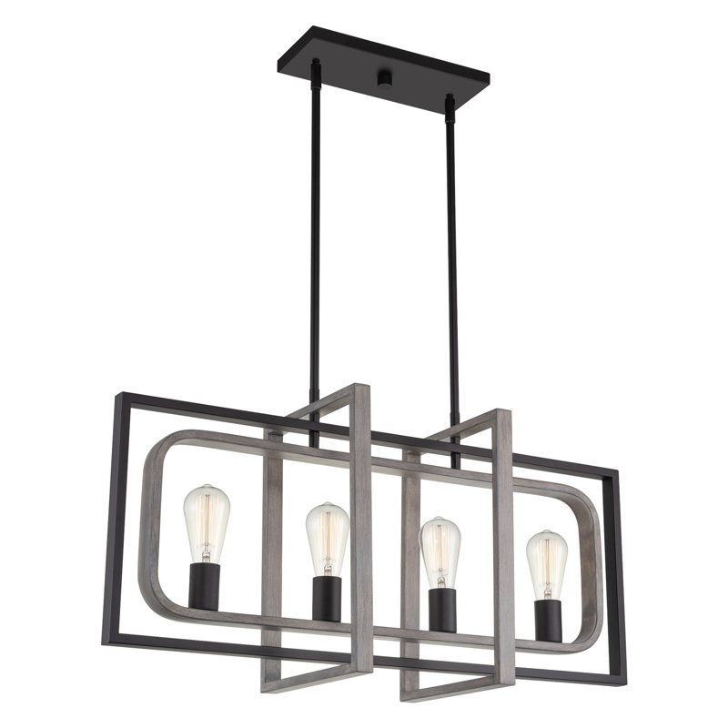 Luminaire suspendu 4 lumières Abdiasis