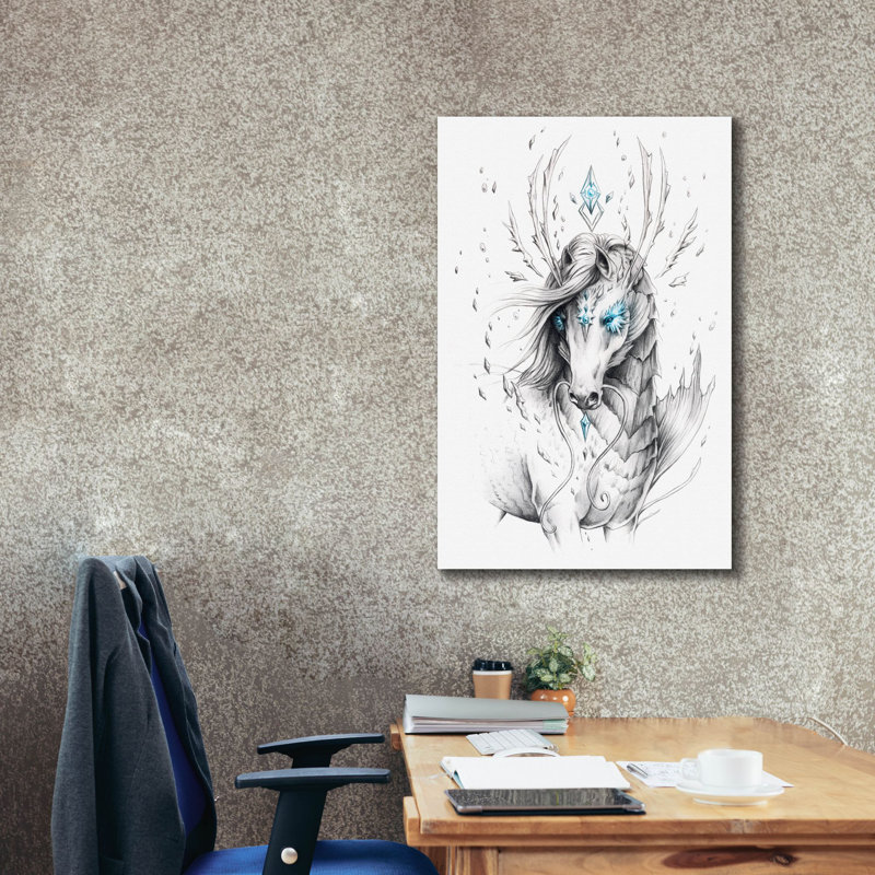 «Bartolomea Sea Horse» par JoJoes Art, H 40 po x l 26 po x P 1,5 po