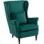 Upholstered Armchair-1360160178