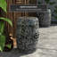 Tabouret de jardin en porcelaine florale