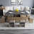 Lift-Top Coffee Table With 4 Stools,3-In-1 Multifunctional Center Table