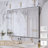 Sartori Aluminum Framed Rectangular Vanity Wall Mounted Mirror-2033990975-2031843655