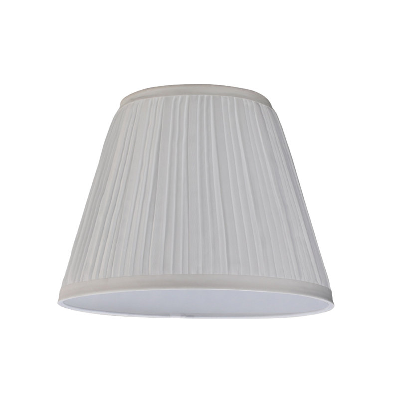 7'' H Cotton Empire Lamp Shade, Off White