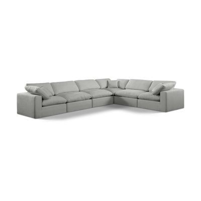 Canapé modulaire 6 pièces rembourré