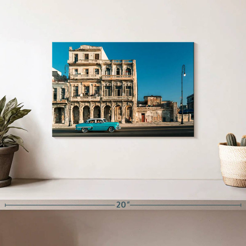 Sebbie Old Havana Speeding Car, 8" H x 12" W