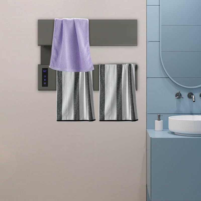 Chauffe-serviettes électrique mural Modern Minimalisme, Argent argent