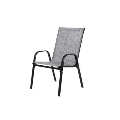 Durable 8 Piece Patio Chairs With Breathable Textilene, Compact Design For Outdoor And Camping Use