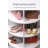 Kyrie 8-Tier Rotating Shoe Rack with 360° Carousel Design