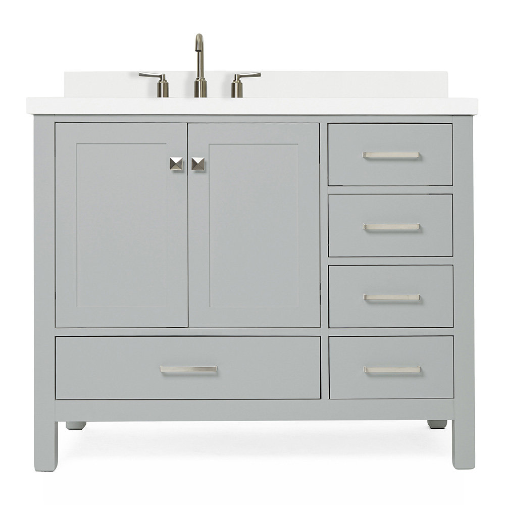 Amariani 43" Single Bathroom Vanity Set Latitude Run® Base 