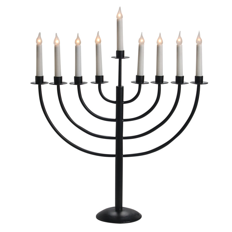 Electric Menorah, Black