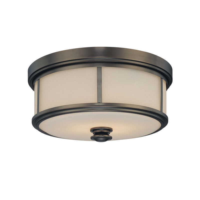 Harvard Court Glass Flush Mount