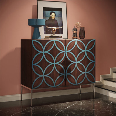 American-style lightweight luxury entryway cabinet