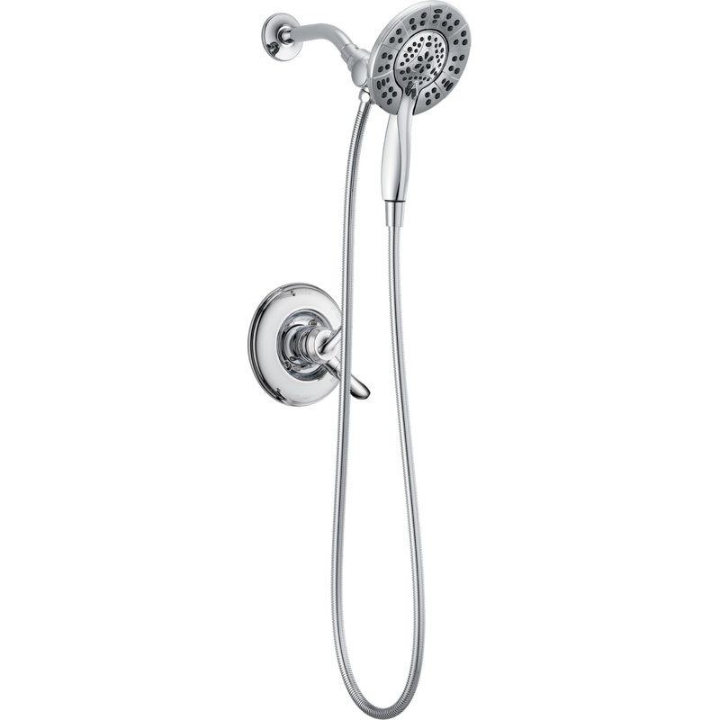 Ensemble de robinet de douche à double fonction Linden 17, ensemble de garniture de poignée de douche In2ition, Chrome
