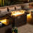 Josefine Rectangle Stainless Steel Propane Smokeless Fire Pit Table