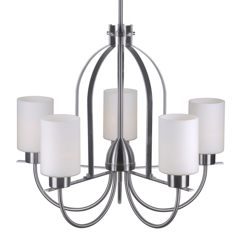 Henefer 5 - Light Dimmable Tiered Chandelier