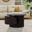 Table basse ronde avec tiroir-385672416