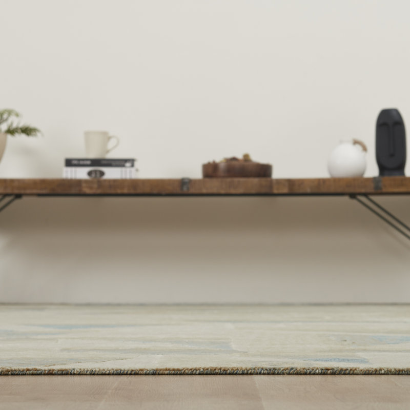 Wool Area Rug, Rectangle 3'6" x 5'6"