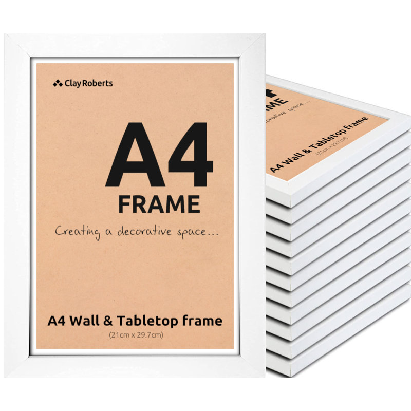 Picture Frame - Set of 12, White