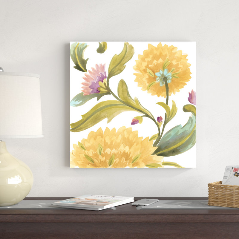 Abbey Floral Tiles III, H 20 po x l 20 po x P 1,25 po