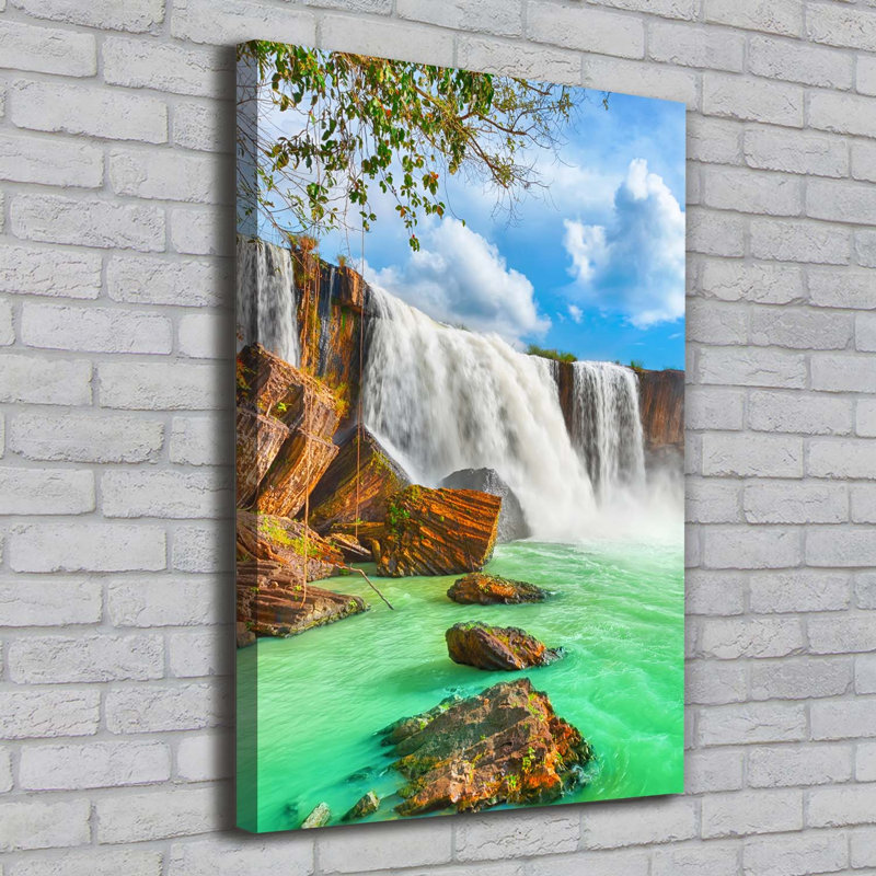 Waterfall - Wrapped Canvas Print