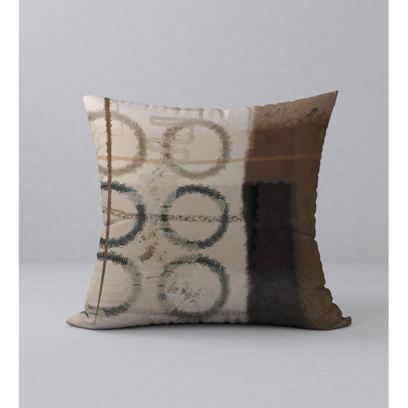 Geometric Reversible Throw Pillow, 18" x 18"