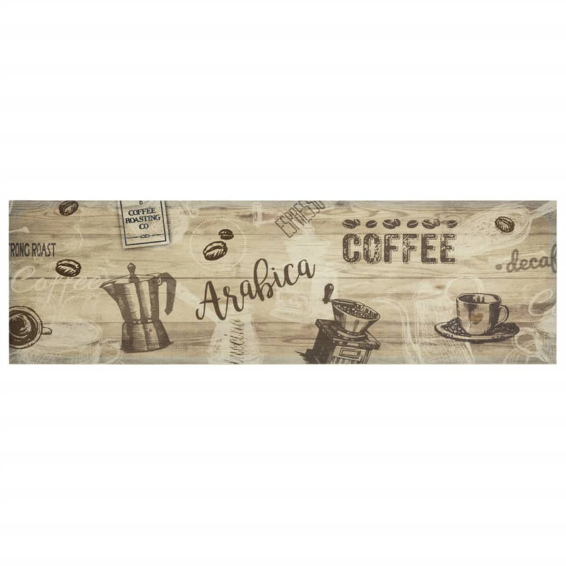 Snyderville Kitchen Mat, Light Brown, 45 x 150 cm