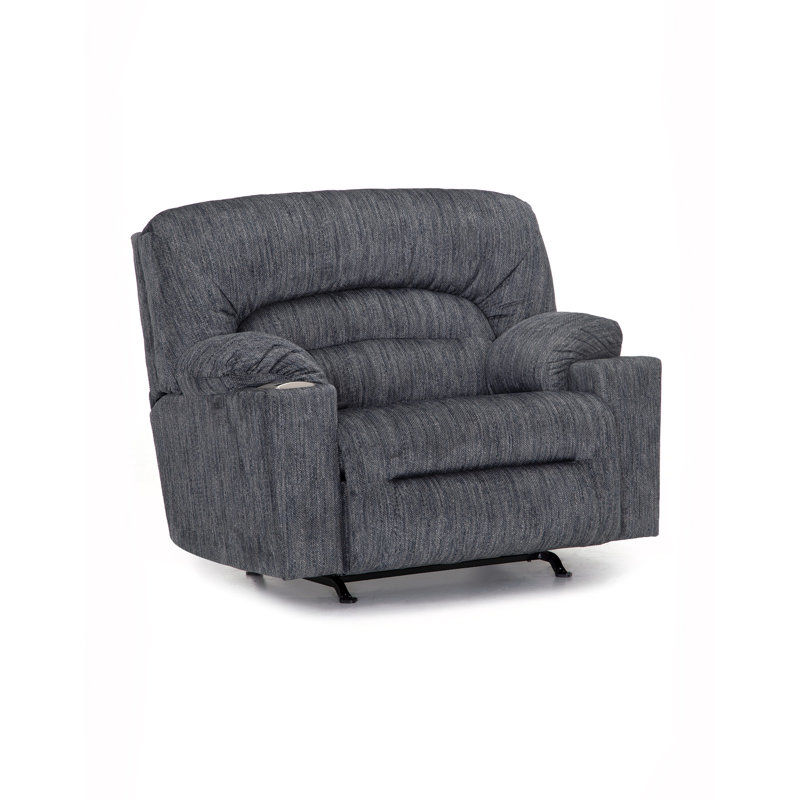 Fauteuil inclinable électrique berçant standard de 52,5 po Tenecia, Gris