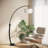 81.3''H Large Marble Arc Floor Lamp with Bulb Included