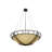 48"W Flowing Cross Inverted Pendant