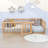 Hajer Wood Platform Bed with Fence and Door-171682152-171682156