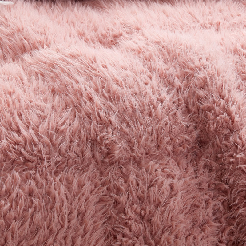 Polyester Baffle Box Stitch Comforter, Twin Comforter, Pink